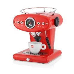 Illy X1 Anniversary E.S.E. Pod & Ground Coffee Machine - Red 15 Illy X1 Anniversary E.S.E. Pod & Ground Coffee Machine - Red -Coffee Series Store 20294 X1 ECO RED 3Q CAPP