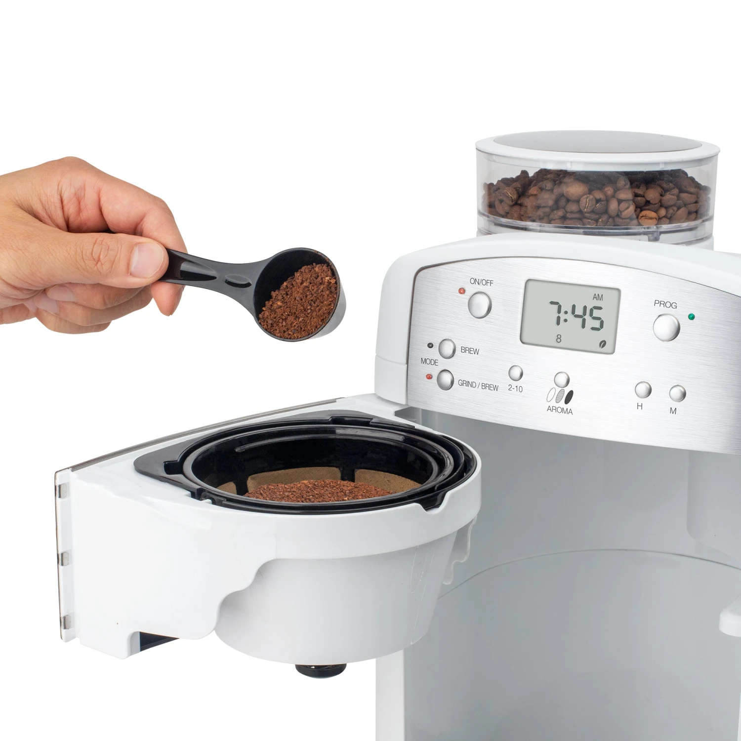 Capresso CoffeeTeam TS - White 6 Capresso CoffeeTeam TS - White - Image 4