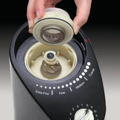 Capresso Infinity Plus Conical Burr Coffee Grinder In Black 14 Capresso Infinity Plus Conical Burr Coffee Grinder In Black -Coffee Series Store 570.01InfinityPlusBurrHR