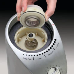 Capresso Infinity Plus Conical Burr Coffee Grinder In Metal 14 Capresso Infinity Plus Conical Burr Coffee Grinder In Metal -Coffee Series Store 575.05InfinityPlusBurrHR