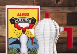 Illy Alessi Pulcina 3 Cup Moka Pot - Red -Coffee Series Store AlessiPulcina Banner