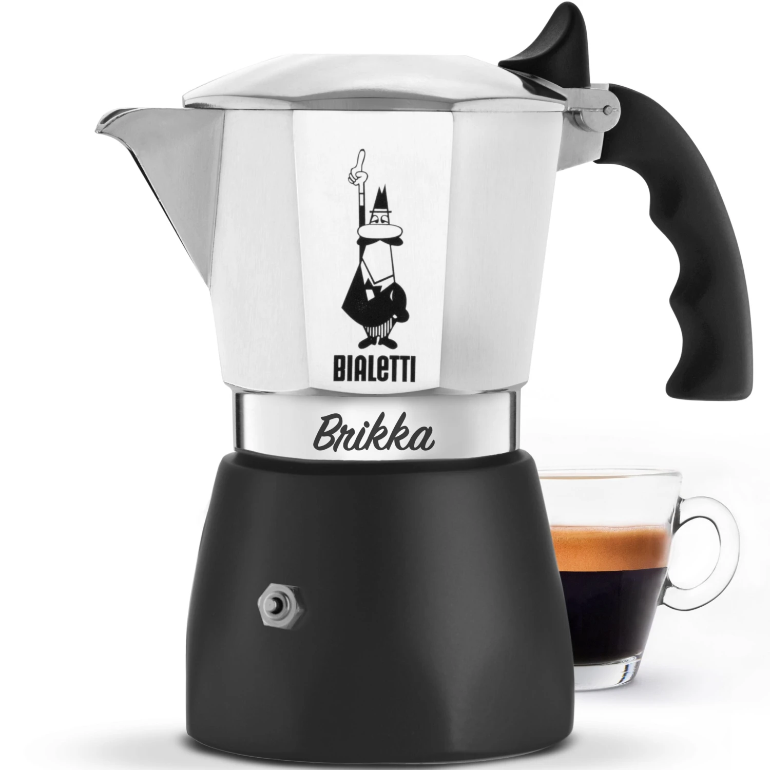Bialetti Brikka 4-Cup Moka Pot With High Pressure Valve 3 Bialetti Brikka 4-Cup Moka Pot With High Pressure Valve