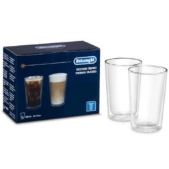 DeLonghi 16.5oz Thermal Glasses - Set Of 2