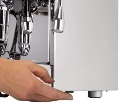 ECM Mechanika VI Slim Espresso Machine -Coffee Series Store ECMMechanikaVISlimSchaltermitHandDetail