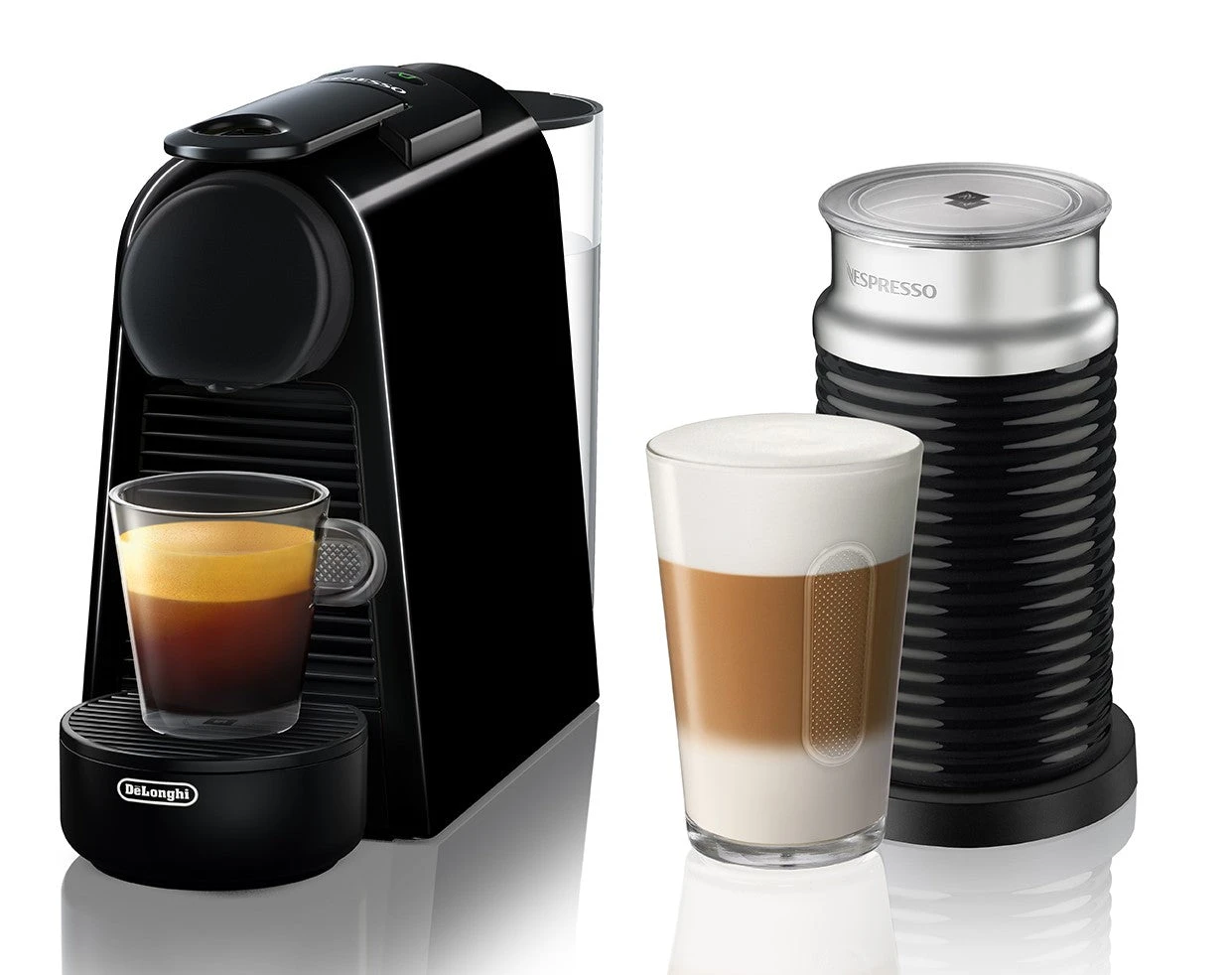 Nespresso Essenza Mini Espresso Machine By DeLonghi With Aeroccino - Black 3 Nespresso Essenza Mini Espresso Machine By DeLonghi With Aeroccino - Black
