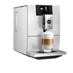 JURA ENA 8 Espresso Machine - Massive Aluminum 20 JURA ENA 8 Espresso Machine - Massive Aluminum -Coffee Series Store ENA 8 Massive Aluminum angle latte macchiato