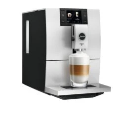 JURA ENA 8 Espresso Machine - Black 19 JURA ENA 8 Espresso Machine - Black -Coffee Series Store ENA 8 Metropolitan Black angle latte macchiato
