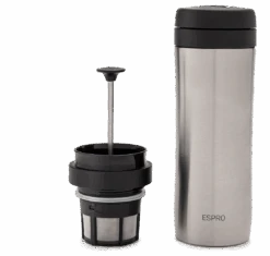 Espro P1 Travel Press For Coffee - Stainless Steel