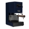 Gaggia Classic Evo Pro Espresso Machine In Classic Blue With Walnut -Coffee Series Store GACLASSICEVOPROBLUWL Blue Walnut Bottomless EVO 1153