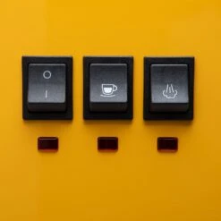 Gaggia Classic Evo Pro Espresso Machine In Sunshine Yellow With Walnut -Coffee Series Store GACLASSICEVOPROYLW 2097 4277dcc8 adbd 4d82 aa87 91f8eb47a16d