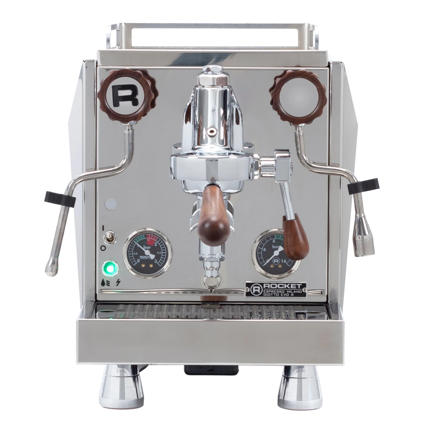 Rocket Espresso Giotto Cronometro R Espresso Machine - Walnut Accents 4 Rocket Espresso Giotto Cronometro R Espresso Machine - Walnut Accents - Image 2