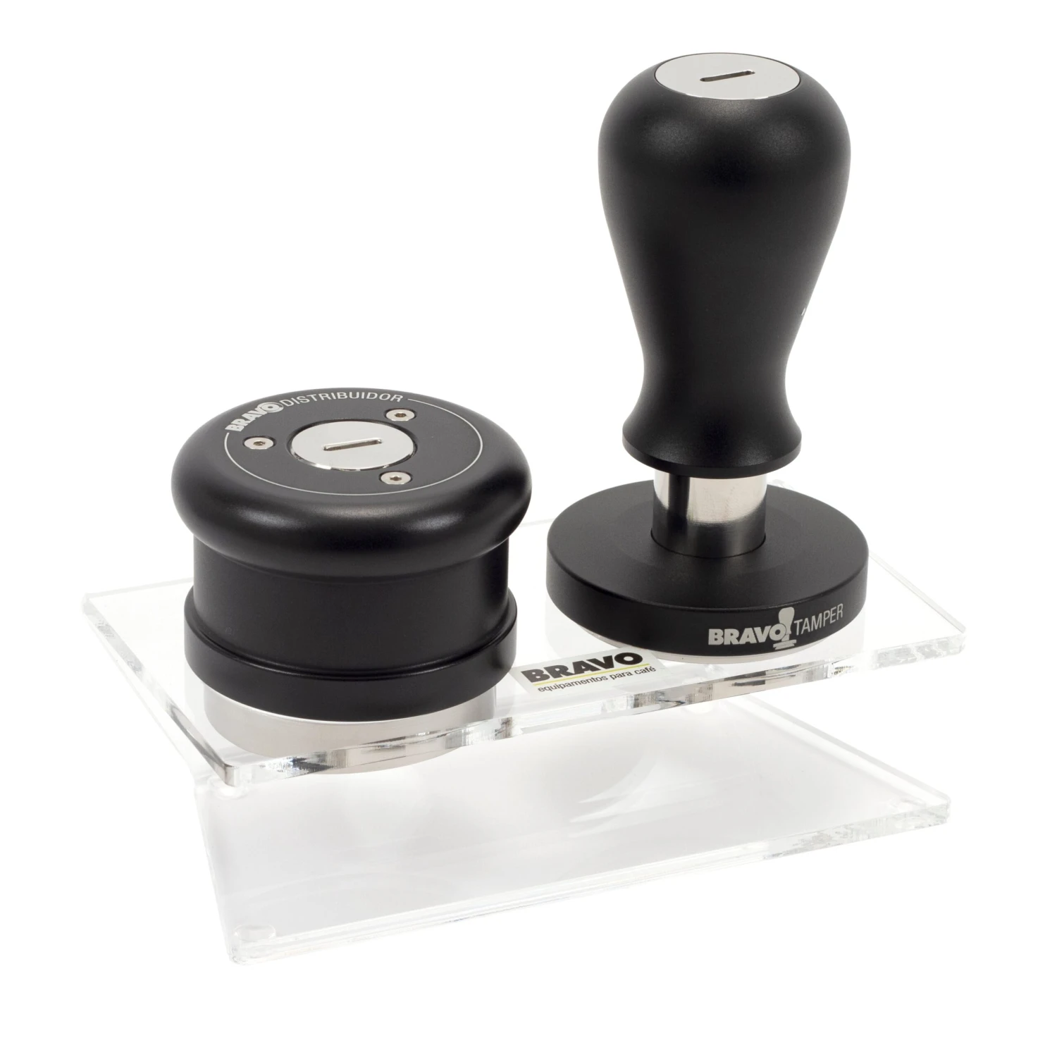 Bravo Acrylic Tamper And Distributor Stand - Clear 4 Bravo Acrylic Tamper And Distributor Stand - Clear - Image 2