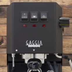 Gaggia Classic Evo Pro Espresso Machine In Thunder Black With Olive Wood -Coffee Series Store IMG 4113 a6a00b12 58f6 440b 85a1 28a38be11c76