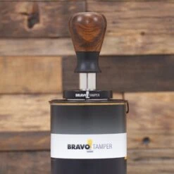 Bravo Espresso Tamper Dark Wood Handle 58.5 Mm -Coffee Series Store IMG 4448