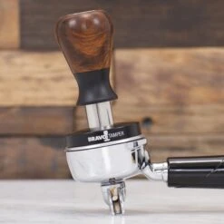 Bravo Espresso Tamper Dark Wood Handle 58.5 Mm -Coffee Series Store IMG 4450