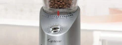 Capresso Infinity Plus Conical Burr Coffee Grinder In Metal 21 Capresso Infinity Plus Conical Burr Coffee Grinder In Metal -Coffee Series Store InfinityPlusStainless Hero
