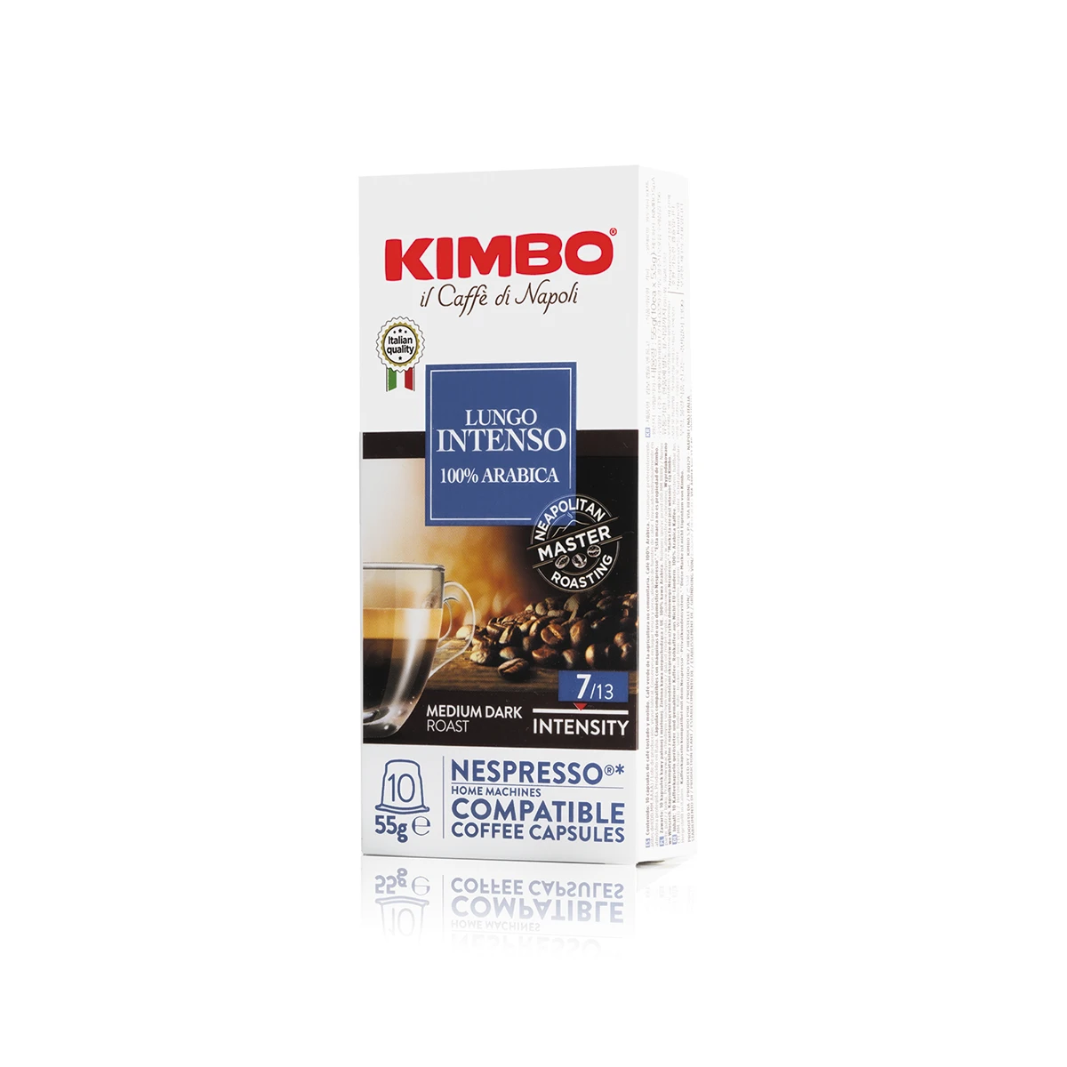 Kimbo Il Caffe Di Napoli Nespresso Original Compatible Capsules 10ct - Lungo Intenso 4 Kimbo Il Caffe Di Napoli Nespresso Original Compatible Capsules 10ct - Lungo Intenso - Image 2