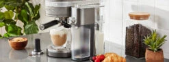KitchenAid® Automatic Milk Frother Attachment - Charcoal Grey -Coffee Series Store KitchenaidMilkFrotherCharcoalGreyBanner