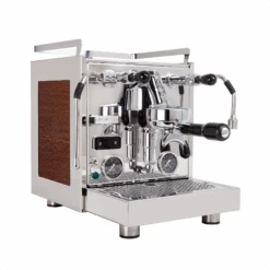 Profitec Pro 600 Dual Boiler Espresso Machine With Quick Steam Plus - Lacewood Quarter Cut