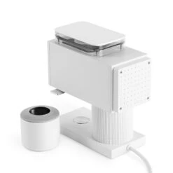 Fellow Ode Brew Grinder - Matte White 14 Fellow Ode Brew Grinder - Matte White -Coffee Series Store OdeWhite Detail RearVieww Cup