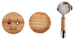 ECM Puristika Single-Boiler Espresso Machine Cream -Coffee Series Store Puristika Holzausstattung