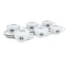 Rocket Espresso 6 Piece Cappuccino Cup And Saucer Set - White