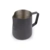 Revolution Matte Black Steaming Pitcher - 12 Oz -Coffee Series Store RV PB12 Revolution Matte Black Steaming Pitcher