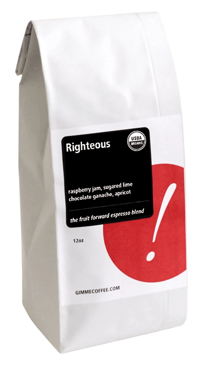 Gimme! Coffee Righteous Espresso Blend 3 Gimme! Coffee Righteous Espresso Blend