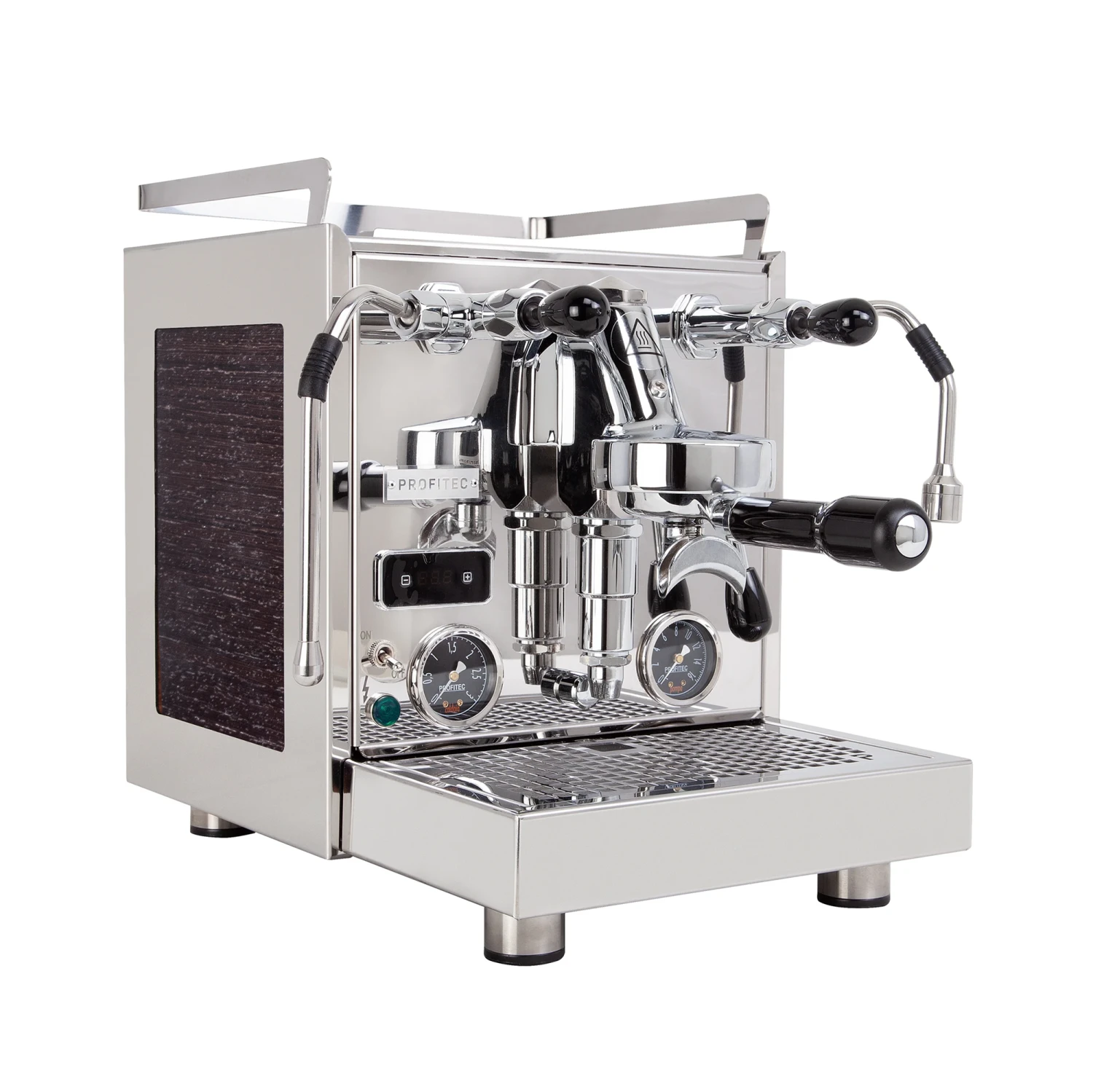 Profitec Pro 600 Dual Boiler Espresso Machine With Quick Steam Plus - Wenge Quarter Cut 3 Profitec Pro 600 Dual Boiler Espresso Machine With Quick Steam Plus - Wenge Quarter Cut
