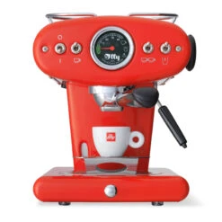 Illy X1 Anniversary E.S.E. Pod & Ground Coffee Machine - Red