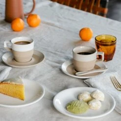 NotNeutral White Pico Cappuccino And Latte Saucer -Coffee Series Store pico capp white nautral table 1080 3 4481febd 6652 46e5 b918 f24c332b79e6